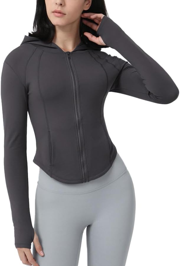 Women's Slim Fit Zip-Up Sports Jacket